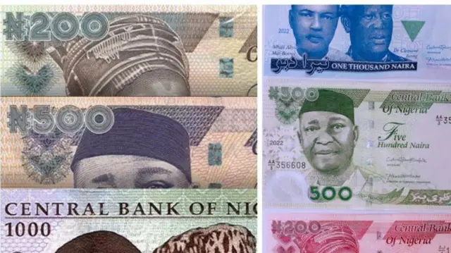 Owo Naira tuntun ati ti atijọ