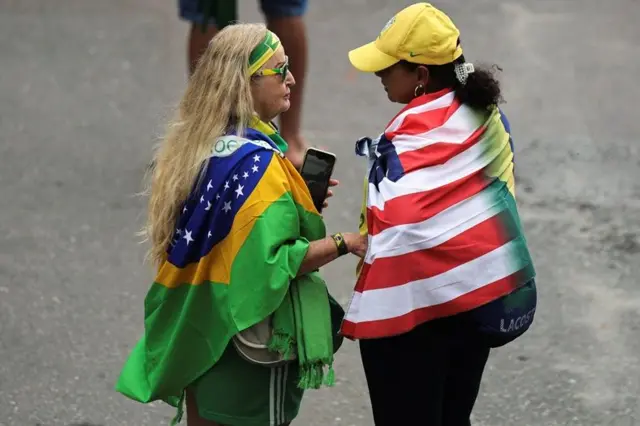 Apoiadoras de Bolsonaro
