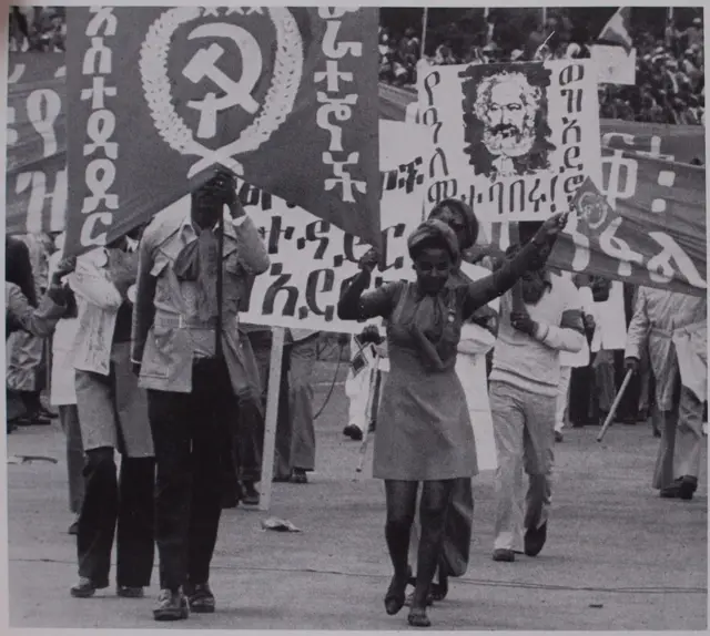 በ1969 ዓ.ም በአዲስ አበባ የዓለም አቀፉ የሠራተኞች ቀን ሲከበር