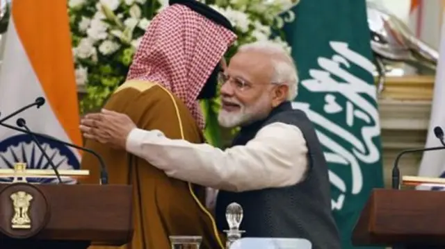 مودی اور شہزادہ محمد بن سلمان