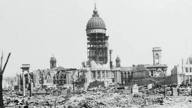 1906-жылы Сан-Андреас жаракасындагы жер титирөө Сан-Франциско шаарындагы көптөгөн имараттарды ойрон кылган