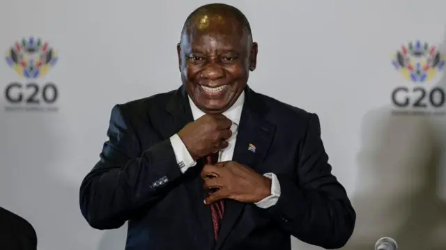 राष्ट्रपति सिरील रामाफ़ोसा 