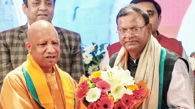 योगी आदित्यनाथ और पंकज चौधरी