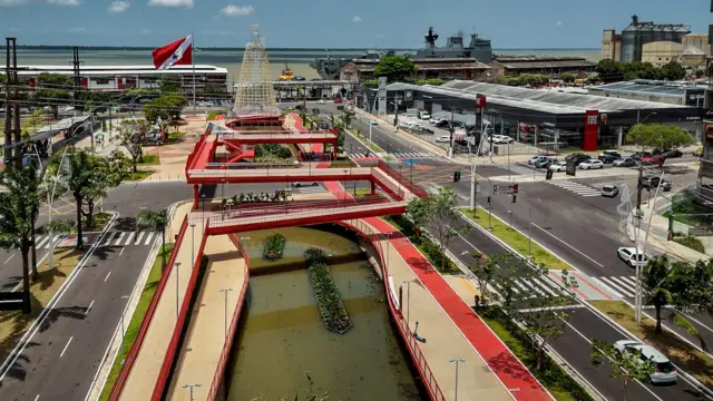 Obras da COP30, como a da Nova Doca, têm sido vistas como um novo momento de transformação urbana de Belém