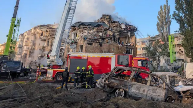 mesto napada u Kijevu