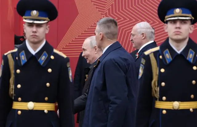 Путін і Лукашенко на День Перемоги