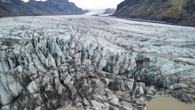 Ледник Скафтафеллсйокудль в Исландии