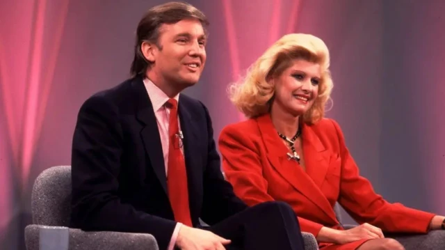 Дональд и Ивана Трамп на шоу Опры Уинфри в апреле 1988 года