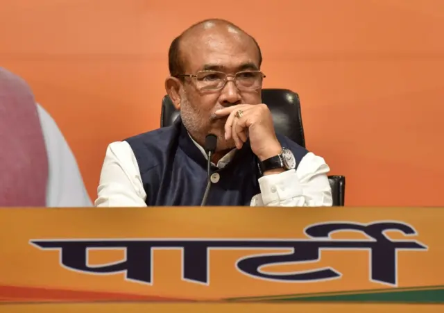 এন বীরেন সিং মুখ্যমন্ত্রীর পদ থেকে ইস্তফা দেওয়ার পর মণিপুরে রাষ্ট্রপতি শাসন জারি হয়েছে