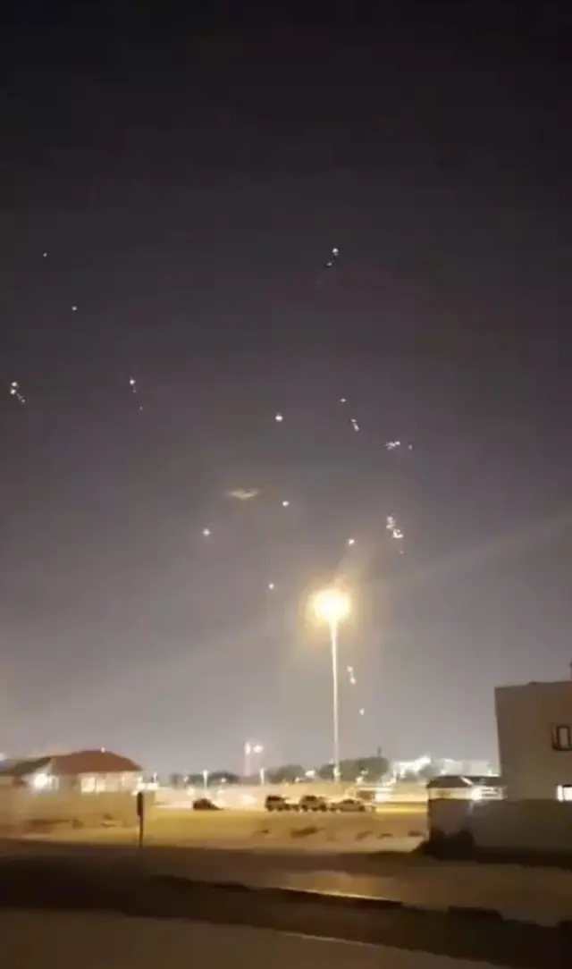 Ижтимоий тармоқларда Эрон ракеталари уриб туширилаётгани фото ва видеолари тарқалмоқда