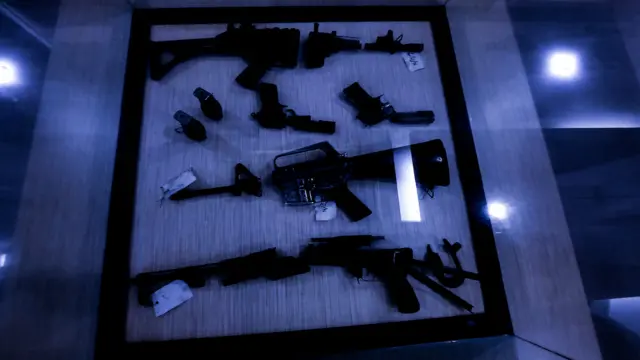 Senjata dan granat milik GAM