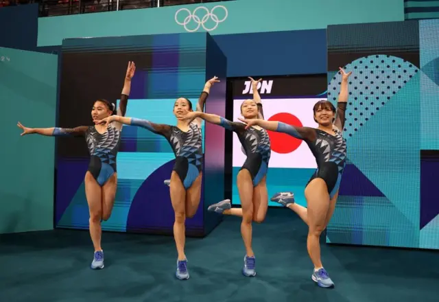 日本の体操女子団体チーム