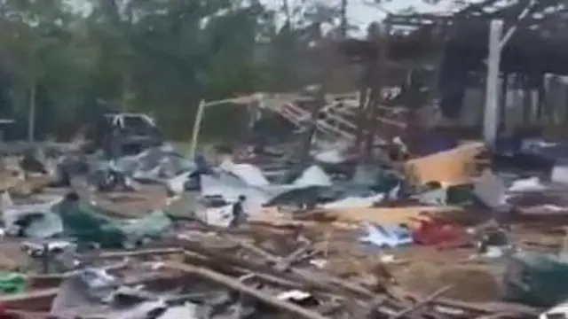 Military air strike, KIA