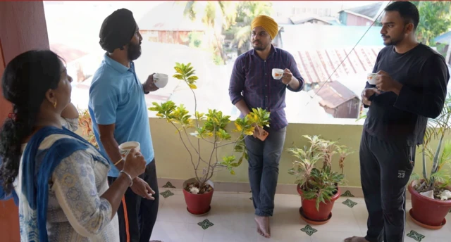 ਗਗਨਦੀਪ ਆਪਣੇ ਪਰਿਵਾਰ ਦੇ ਨਾਲ