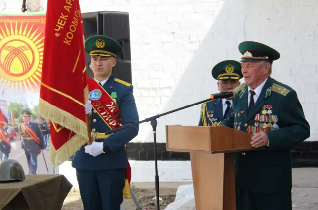 Жеңиш эстафетасын кабыл алуу учуру. 2025-жыл