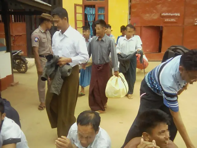  ပြီးခဲ့တဲ့ ၂၀၁၉ ခုနှစ်တုန်းက ခန္တီးထောင်ကနေ လွတ်လာတဲ့အကျဥ်းသားတွေ(ပုံဟောင်း) 