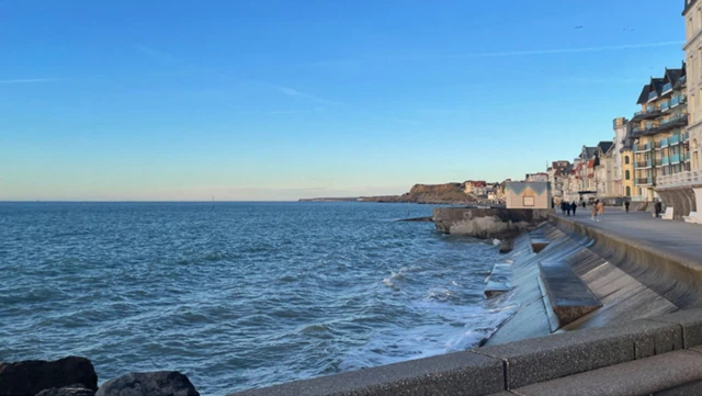 O paredãoesporte da sorte foguetinhoWimereux, pertoesporte da sorte foguetinhoBoulogne, França