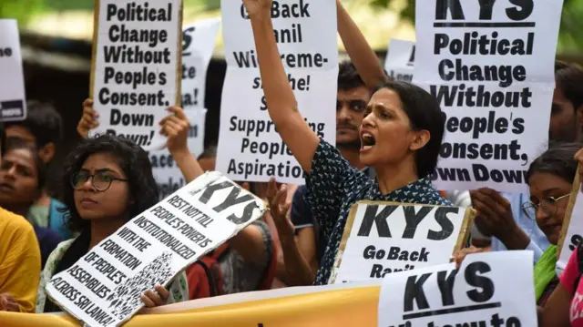 காலி முகத்திடலில் நடைபெற்ற போராட்டம்