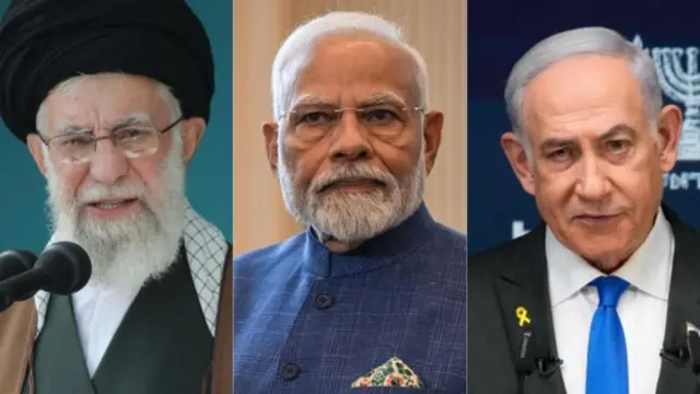 इराण, भारत आणि इस्रायलचे प्रमुख