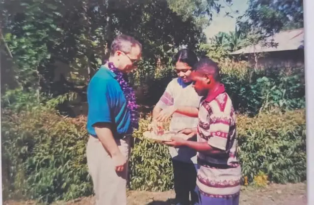 Foto lama pemimpin tertinggi Ordo Santo Agustinus di Papua.
