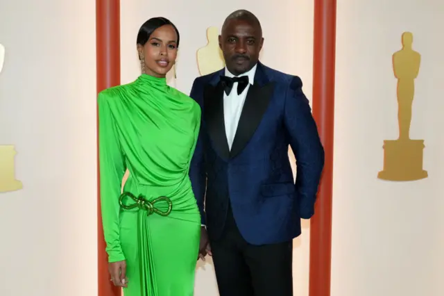 Idris Elba and wife