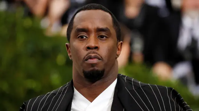 El rapero Sean "P. Diddy" Combs en una alfombra roja