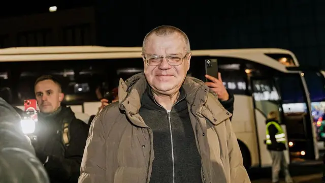 Виктор Бабарико вскоре после освобождения