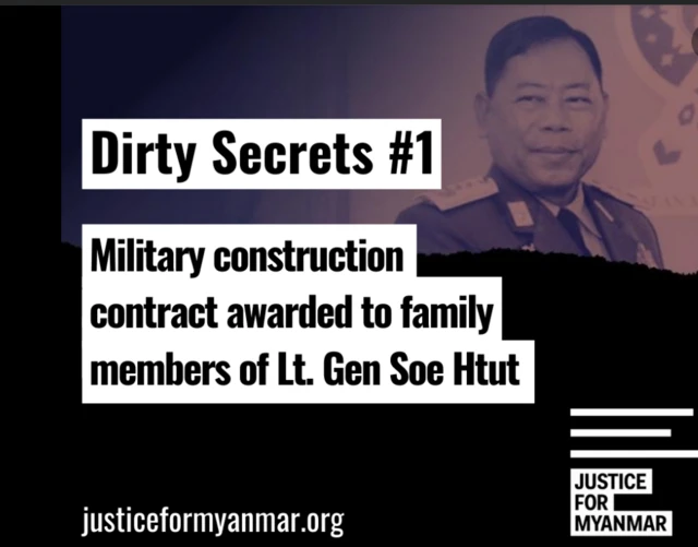 Justice For Myanmar ရဲ့ ဖော်ထုတ်မှု