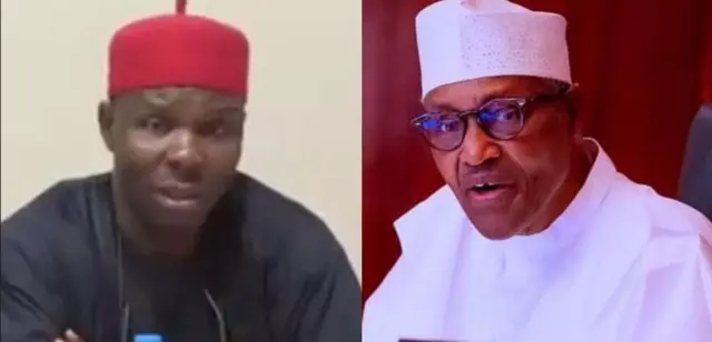 Chukwuka Utazi na Muhammadu Buhari