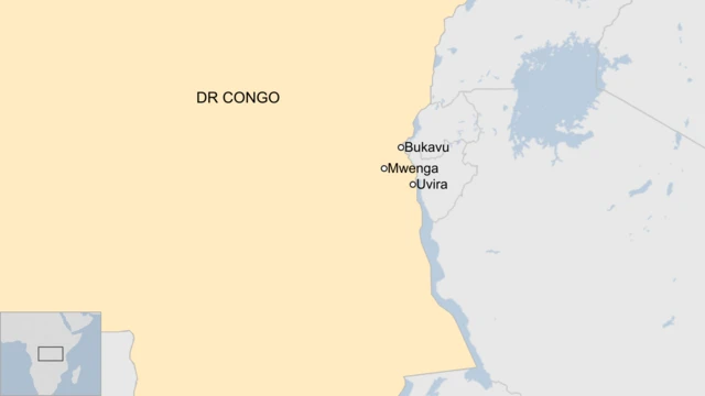 Kuva mu ntangiriro z'iki cyumweru imirwano ikomeye irimo kuba mu karere kari hagati ya Bukavu, Uvira na Mwenga mu ntara ya Kivu y'Epfo