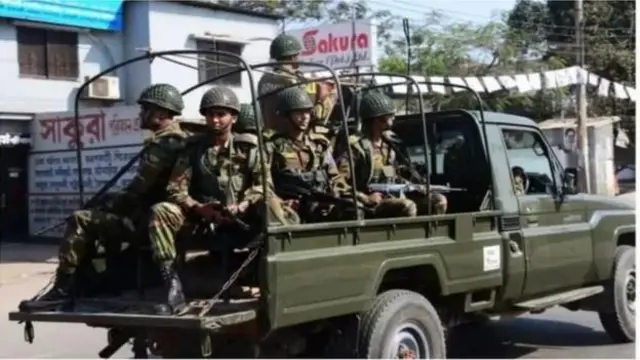 সেনাবাহিনী নিয়োজিত আছে পার্বত্য এলাকায়।