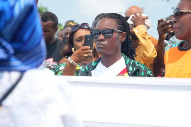 Peter Rufai making his final journey home