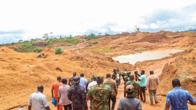 joint police and military taskforce deployed to illegal mining sites