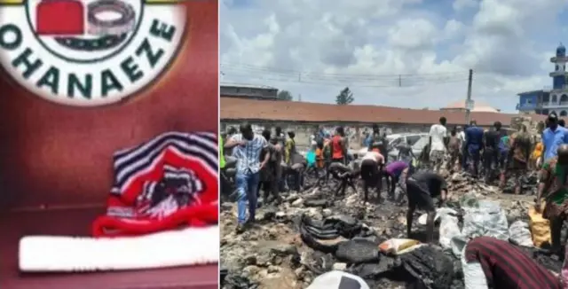 Njirimara Ohaneze na ebe ọkụ gbara n'ahịa Akerele