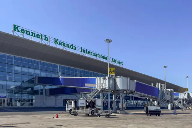 Aéroport international de Lusaka en Zambie 