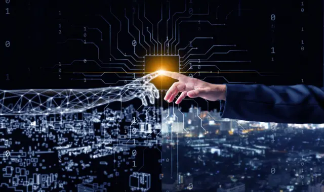 ਡਿਜੀਟਲ ਟਵਿਨ ਦਰਸਾਉਣ ਲਈ ਸੰਕੇਤਕ ਤਸਵੀਰ 