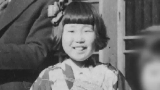 Keiko Ogura con 8 años.