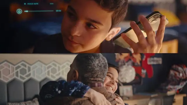 صورة للطفل والرجل