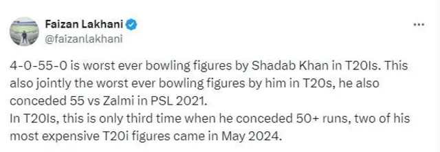 پاکستان، انگلینڈ، شاداب خان