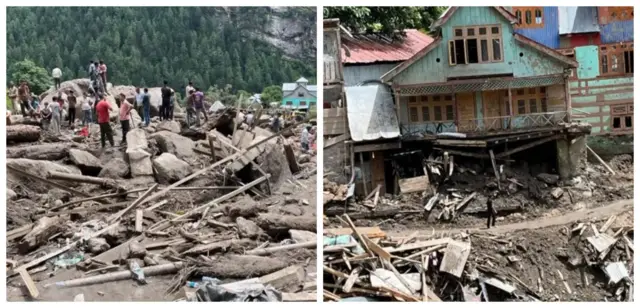 কিশতোয়ারের বিপর্যয়ের কিছু ছবি