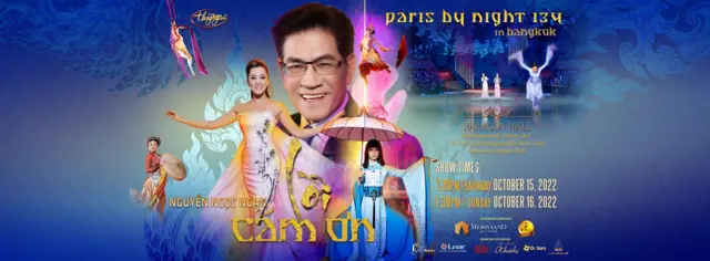 Poster chương trình Paris By Night 134 - Nguyễn Ngọc Ngạn - Lời Cảm Ơn