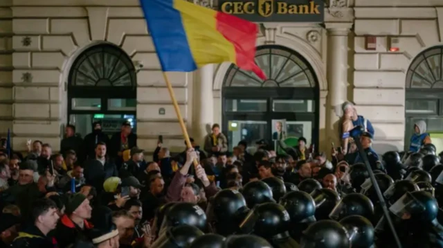 Протесты в Румынии