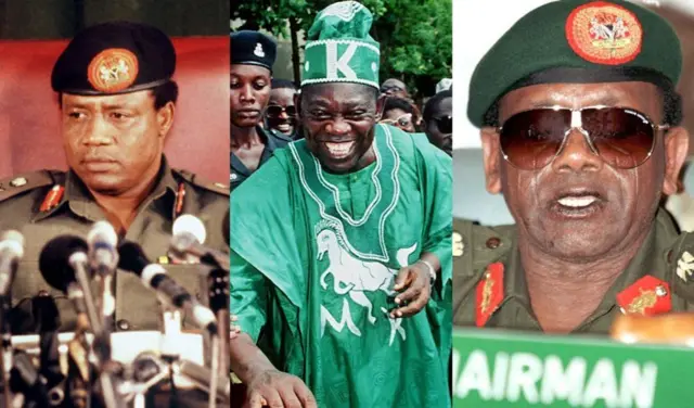 Ibrahim Babangida, Moshood Abiola na Sani Abacha