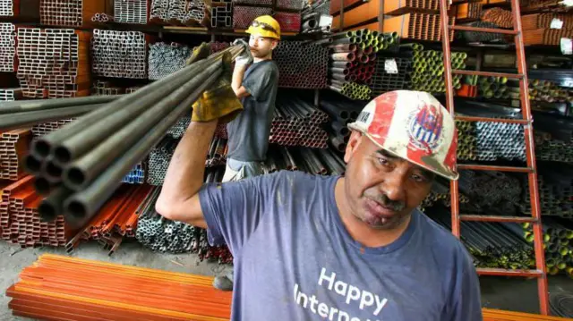 Trabajadores en Monterrey.