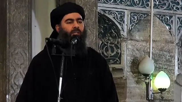 Abu Bakr al-Baghdadi, otrora líder de EI en Irak