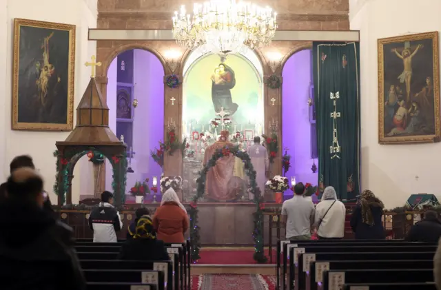 مراسم در کلیسای سنت مری تهران