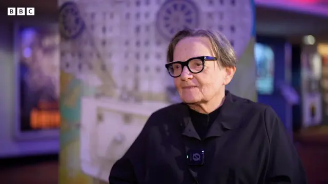 Agniszka Holland podczas spotkania na festiwalu Kinoteka