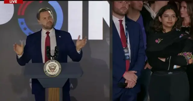 যে নারী মার্কিন ভাইস প্রেসিডেন্টকে প্রশ্নগুলো করেছিলেন