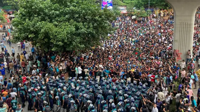 আন্দোলনকারীদের একটি মিছিল (গত সপ্তাহে তোলা ছবি)