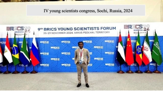 Dr. Jiinenus Kongireesii Saayintistoota Oladeemoo-''IV Young Scientists Congress'' Raashiyaa magaalaa Sochi irratti